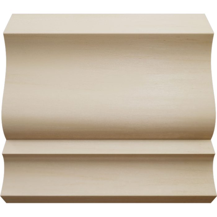 Ekena Millwork 2 1/4"P x 6"L x 3 1/8"H WM49 Americraft Solid Hardwood Stain Grade MiterLink Crown Moulding Coupler - Image 75
