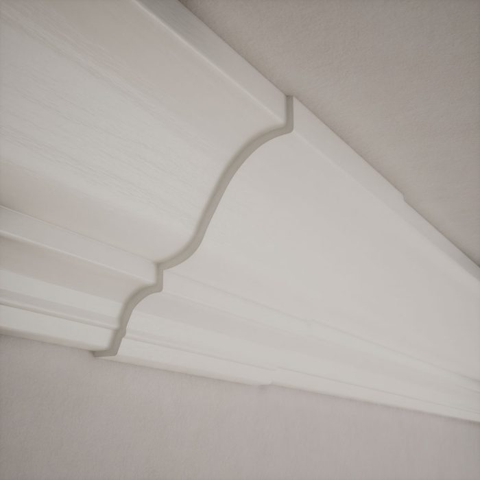 Ekena Millwork 2 1/4"P x 6"L x 3 1/8"H WM49 Americraft Solid Hardwood Stain Grade MiterLink Crown Moulding Coupler - Image 87