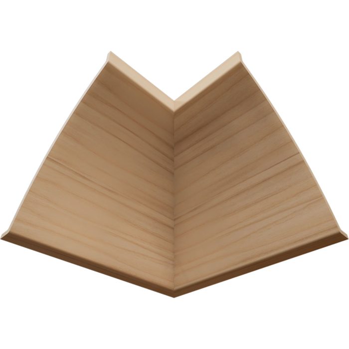 Ekena Millwork 3 11/16"P x 4 3/16"H WM291 Americraft Solid Hardwood Stain Grade MiterLink Crown Moulding Inside Corner - Image 6