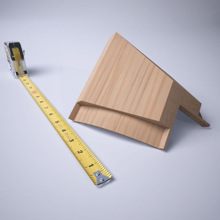 Ekena Millwork 3 11/16"P x 4 3/16"H WM291 Americraft Solid Hardwood Stain Grade MiterLink Crown Moulding Inside Corner - Image 7