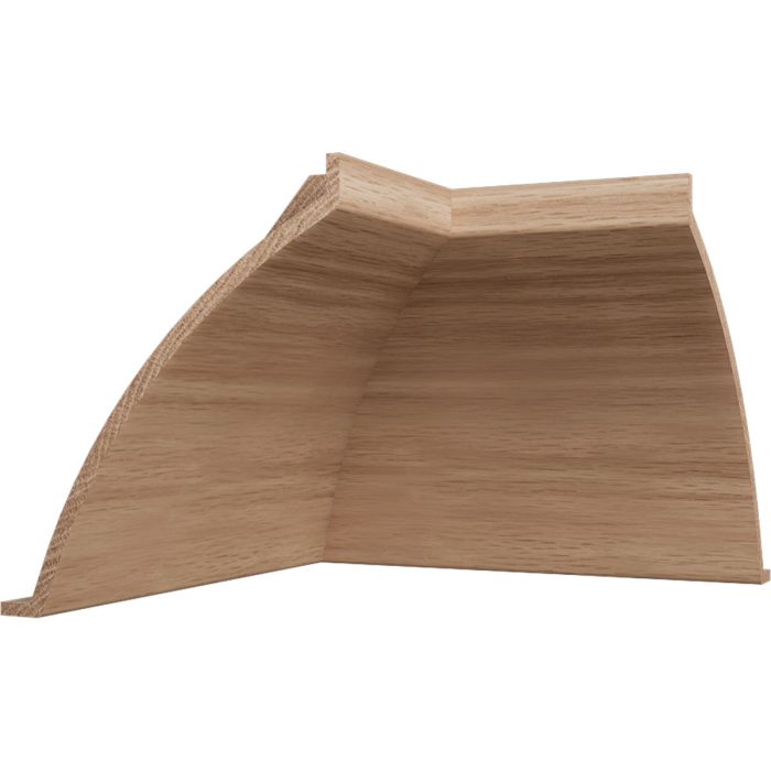 Ekena Millwork 3 11/16"P x 4 3/16"H WM291 Americraft Solid Hardwood Stain Grade MiterLink Crown Moulding Inside Corner - Image 9