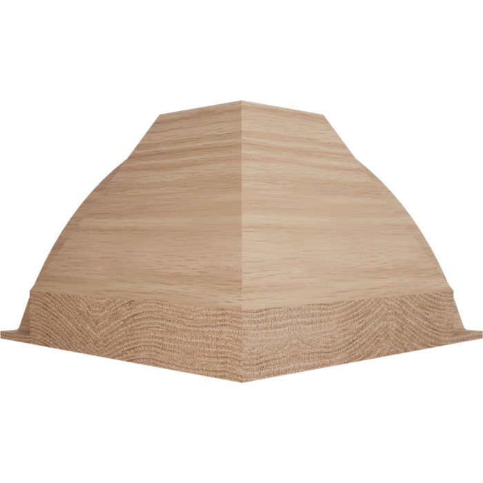 Ekena Millwork 3 11/16"P x 4 3/16"H WM291 Americraft Solid Hardwood Stain Grade MiterLink Crown Moulding Inside Corner - Image 11