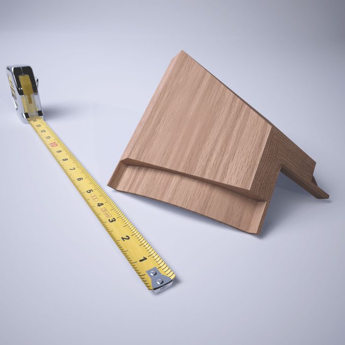Ekena Millwork 3 11/16"P x 4 3/16"H WM291 Americraft Solid Hardwood Stain Grade MiterLink Crown Moulding Inside Corner - Image 13