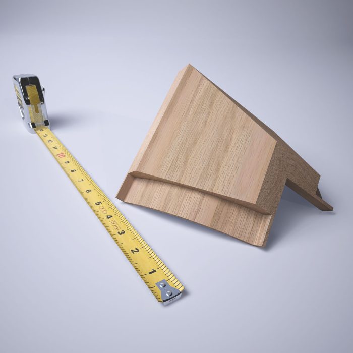 Ekena Millwork 3 11/16"P x 4 3/16"H WM291 Americraft Solid Hardwood Stain Grade MiterLink Crown Moulding Inside Corner - Image 19