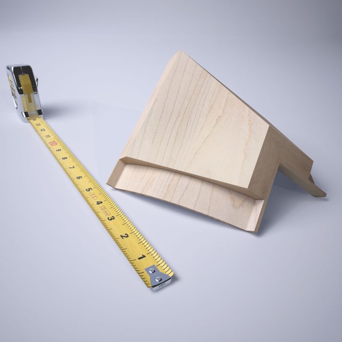 Ekena Millwork 3 11/16"P x 4 3/16"H WM291 Americraft Solid Hardwood Stain Grade MiterLink Crown Moulding Inside Corner - Image 25