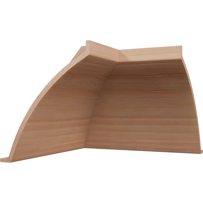 Ekena Millwork 3 11/16"P x 4 3/16"H WM291 Americraft Solid Hardwood Stain Grade MiterLink Crown Moulding Inside Corner - Image 27