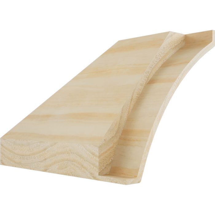 Ekena Millwork 3 11/16"P x 4 3/16"H WM291 Americraft Solid Hardwood Stain Grade MiterLink Crown Moulding Inside Corner - Image 40