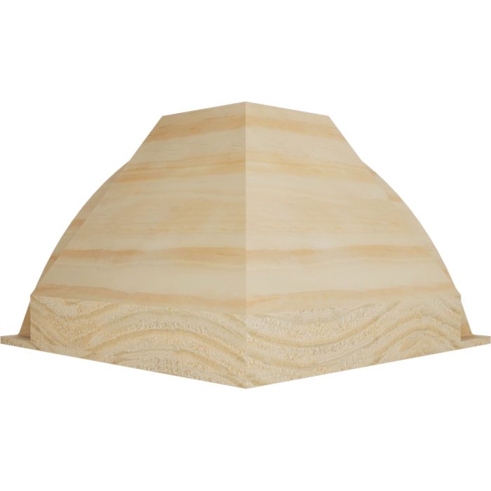 Ekena Millwork 3 11/16"P x 4 3/16"H WM291 Americraft Solid Hardwood Stain Grade MiterLink Crown Moulding Inside Corner - Image 41