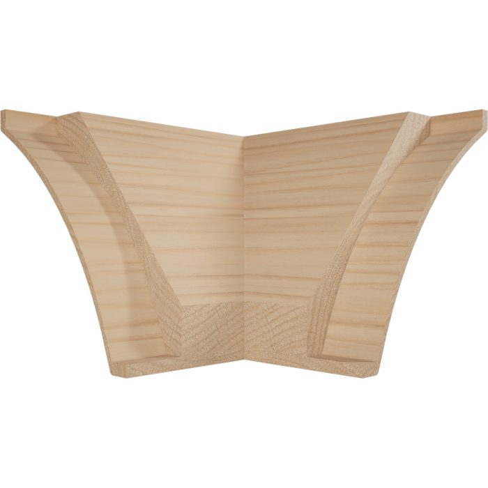 Ekena Millwork 3 11/16"P x 4 3/16"H WM291 Americraft Solid Hardwood Stain Grade MiterLink Crown Moulding Outside Corner - Image 5