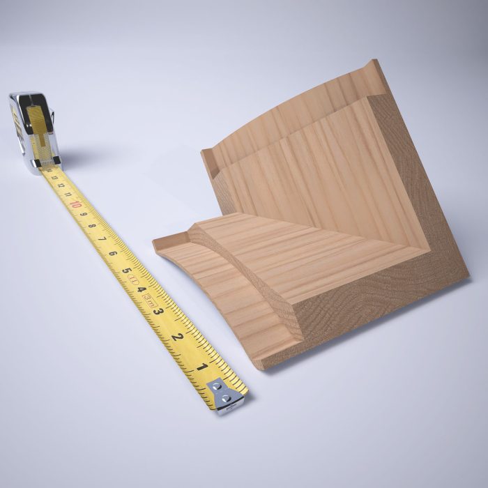 Ekena Millwork 3 11/16"P x 4 3/16"H WM291 Americraft Solid Hardwood Stain Grade MiterLink Crown Moulding Outside Corner - Image 7