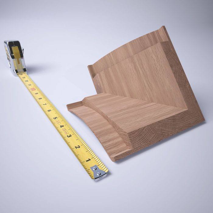 Ekena Millwork 3 11/16"P x 4 3/16"H WM291 Americraft Solid Hardwood Stain Grade MiterLink Crown Moulding Outside Corner - Image 14