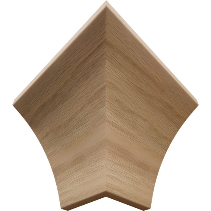 Ekena Millwork 3 11/16"P x 4 3/16"H WM291 Americraft Solid Hardwood Stain Grade MiterLink Crown Moulding Outside Corner - Image 20