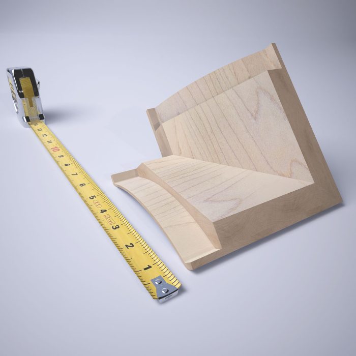 Ekena Millwork 3 11/16"P x 4 3/16"H WM291 Americraft Solid Hardwood Stain Grade MiterLink Crown Moulding Outside Corner - Image 28