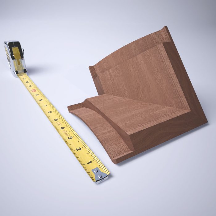 Ekena Millwork 3 11/16"P x 4 3/16"H WM291 Americraft Solid Hardwood Stain Grade MiterLink Crown Moulding Outside Corner - Image 42
