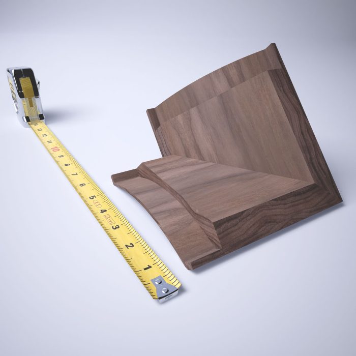 Ekena Millwork 3 11/16"P x 4 3/16"H WM291 Americraft Solid Hardwood Stain Grade MiterLink Crown Moulding Outside Corner - Image 56