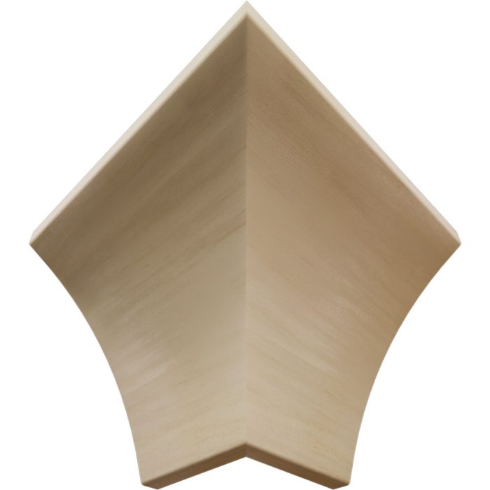 Ekena Millwork 3 11/16"P x 4 3/16"H WM291 Americraft Solid Hardwood Stain Grade MiterLink Crown Moulding Outside Corner - Image 62