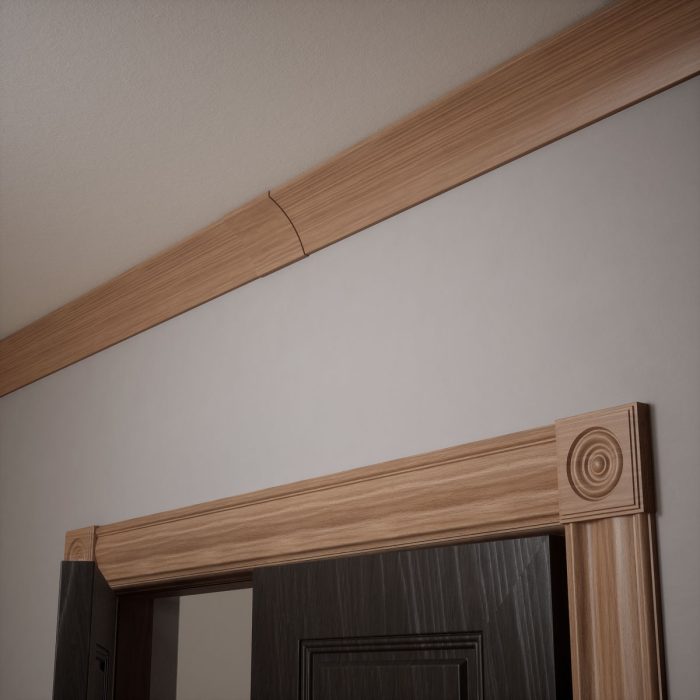 Ekena Millwork 3 11/16"P x 6"L x 4 3/16"H WM291 Americraft Solid Hardwood Stain Grade MiterLink Crown Moulding Coupler - Image 20