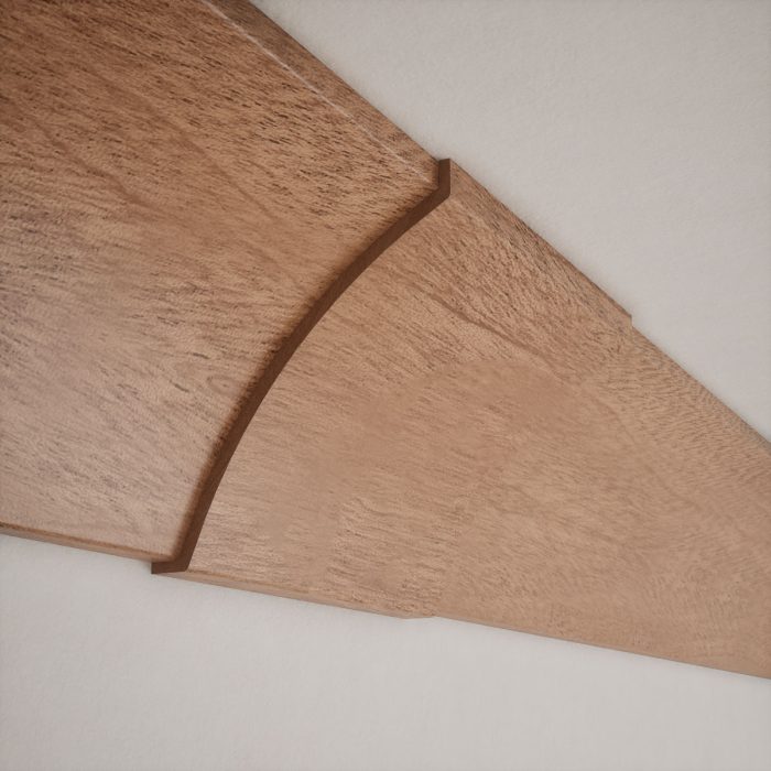 Ekena Millwork 3 11/16"P x 6"L x 4 3/16"H WM291 Americraft Solid Hardwood Stain Grade MiterLink Crown Moulding Coupler - Image 57