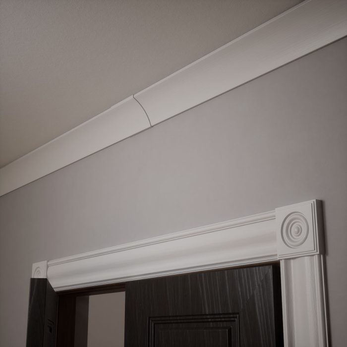 Ekena Millwork 3 11/16"P x 6"L x 4 3/16"H WM291 Americraft Solid Hardwood Stain Grade MiterLink Crown Moulding Coupler - Image 99