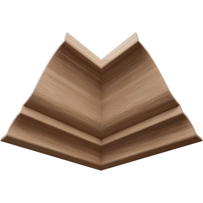 Ekena Millwork 3 3/4"P x 3 11/16"H WM45 Americraft Solid Hardwood Stain Grade MiterLink Crown Moulding Inside Corner - Image 12