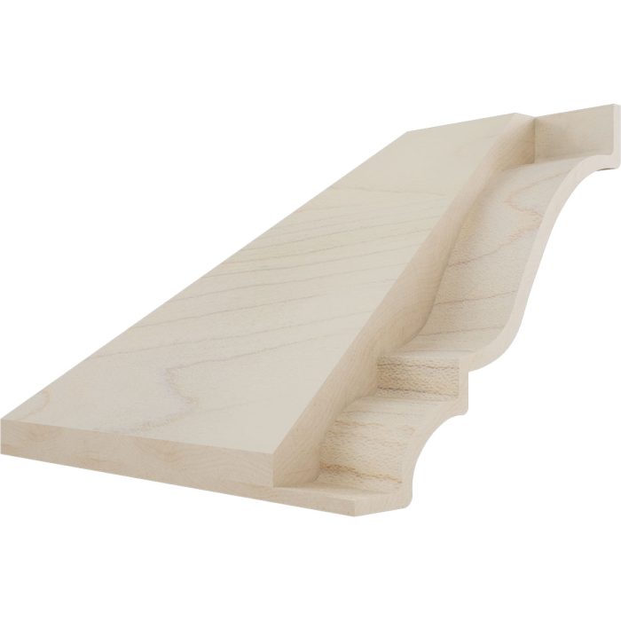Ekena Millwork 3 3/4"P x 3 11/16"H WM45 Americraft Solid Hardwood Stain Grade MiterLink Crown Moulding Inside Corner - Image 22