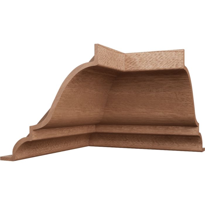 Ekena Millwork 3 3/4"P x 3 11/16"H WM45 Americraft Solid Hardwood Stain Grade MiterLink Crown Moulding Inside Corner - Image 33