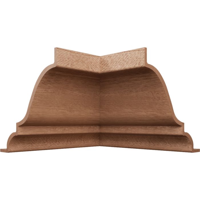 Ekena Millwork 3 3/4"P x 3 11/16"H WM45 Americraft Solid Hardwood Stain Grade MiterLink Crown Moulding Inside Corner - Image 32