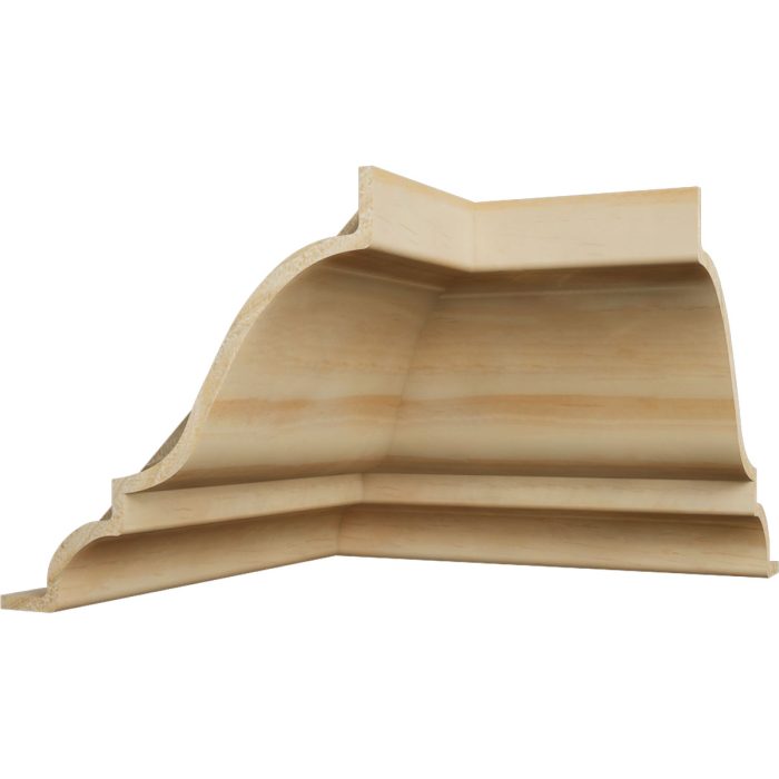 Ekena Millwork 3 3/4"P x 3 11/16"H WM45 Americraft Solid Hardwood Stain Grade MiterLink Crown Moulding Inside Corner - Image 39
