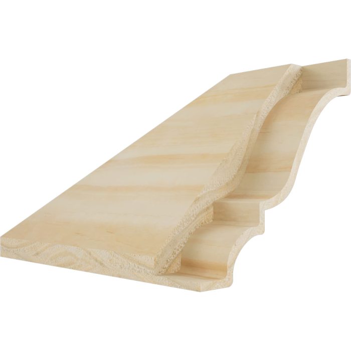 Ekena Millwork 3 3/4"P x 3 11/16"H WM45 Americraft Solid Hardwood Stain Grade MiterLink Crown Moulding Inside Corner - Image 40