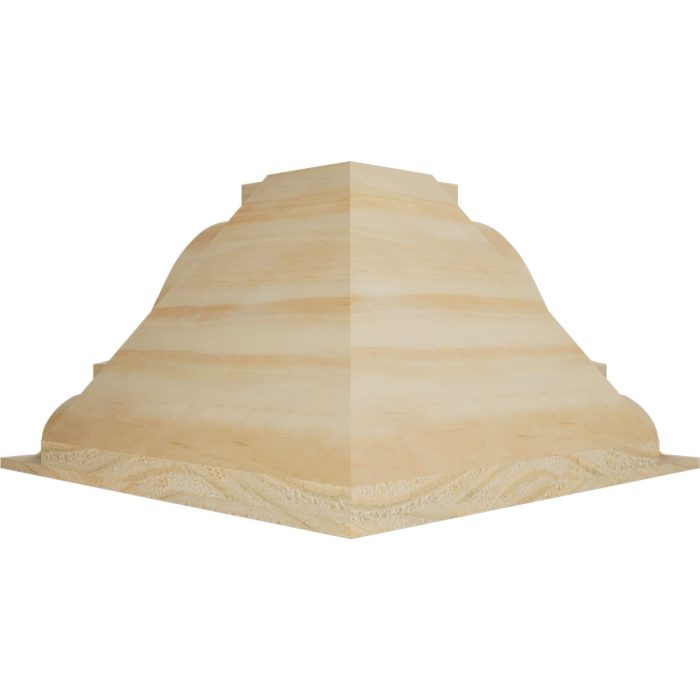 Ekena Millwork 3 3/4"P x 3 11/16"H WM45 Americraft Solid Hardwood Stain Grade MiterLink Crown Moulding Inside Corner - Image 41