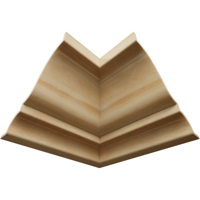 Ekena Millwork 3 3/4"P x 3 11/16"H WM45 Americraft Solid Hardwood Stain Grade MiterLink Crown Moulding Inside Corner - Image 42