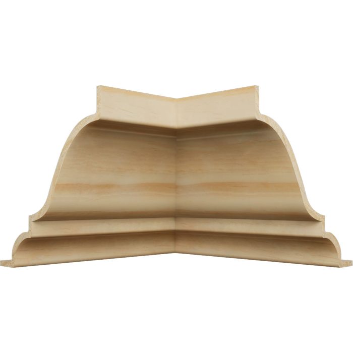 Ekena Millwork 3 3/4"P x 3 11/16"H WM45 Americraft Solid Hardwood Stain Grade MiterLink Crown Moulding Inside Corner - Image 38