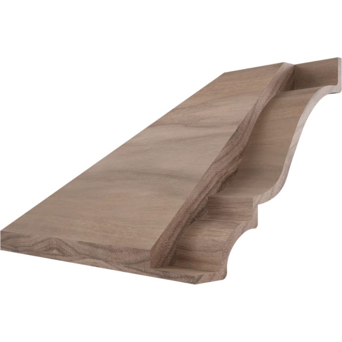 Ekena Millwork 3 3/4"P x 3 11/16"H WM45 Americraft Solid Hardwood Stain Grade MiterLink Crown Moulding Inside Corner - Image 46