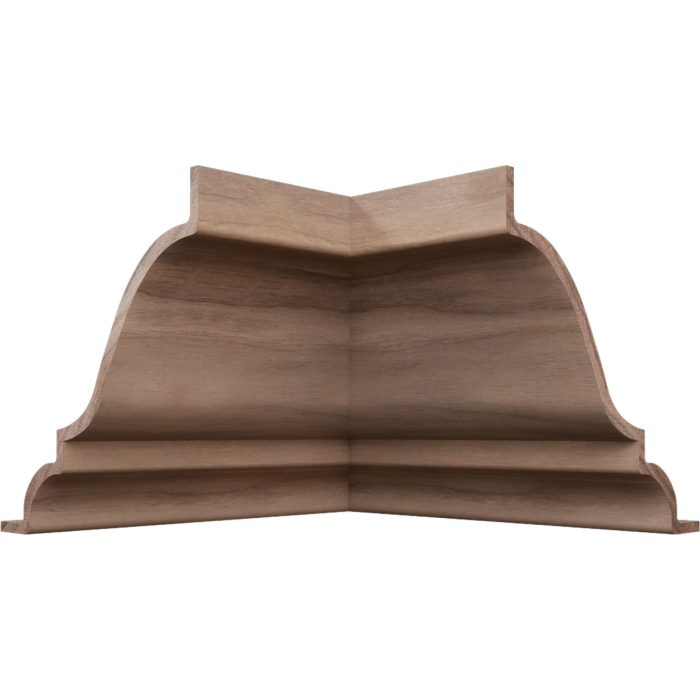 Ekena Millwork 3 3/4"P x 3 11/16"H WM45 Americraft Solid Hardwood Stain Grade MiterLink Crown Moulding Inside Corner - Image 44