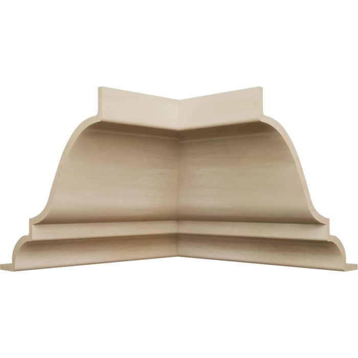 Ekena Millwork 3 3/4"P x 3 11/16"H WM45 Americraft Solid Hardwood Stain Grade MiterLink Crown Moulding Inside Corner - Image 50