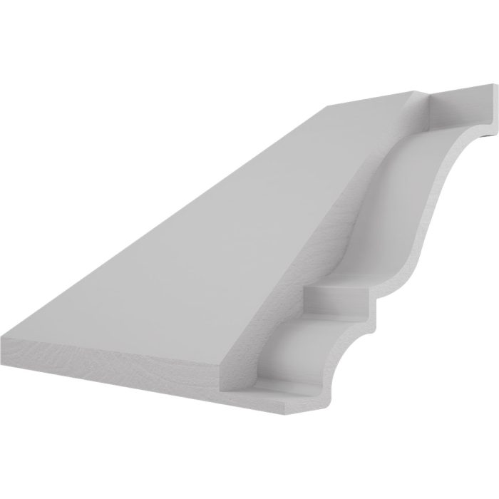 Ekena Millwork 3 3/4"P x 3 11/16"H WM45 Americraft Solid Hardwood Stain Grade MiterLink Crown Moulding Inside Corner - Image 58