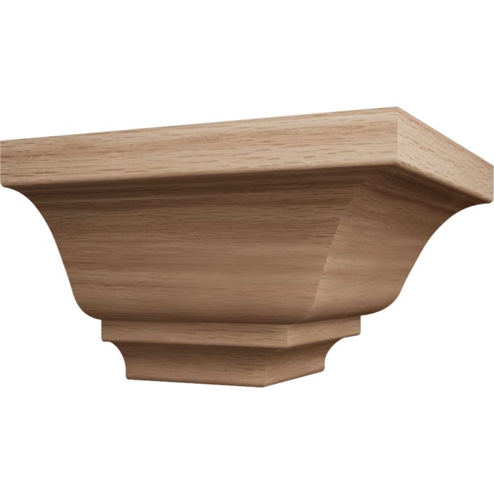 Ekena Millwork 3 3/4"P x 3 11/16"H WM45 Americraft Solid Hardwood Stain Grade MiterLink Crown Moulding Outside Corner - Image 10