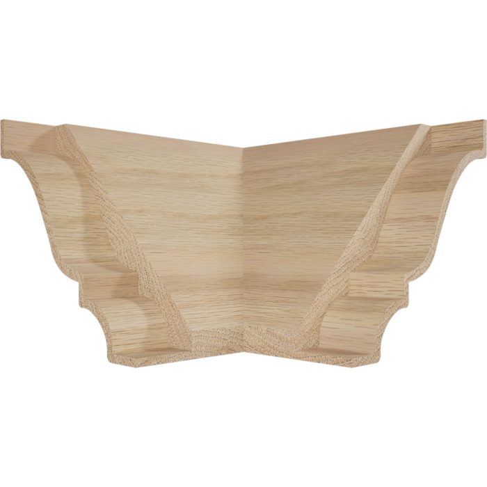 Ekena Millwork 3 3/4"P x 3 11/16"H WM45 Americraft Solid Hardwood Stain Grade MiterLink Crown Moulding Outside Corner - Image 19
