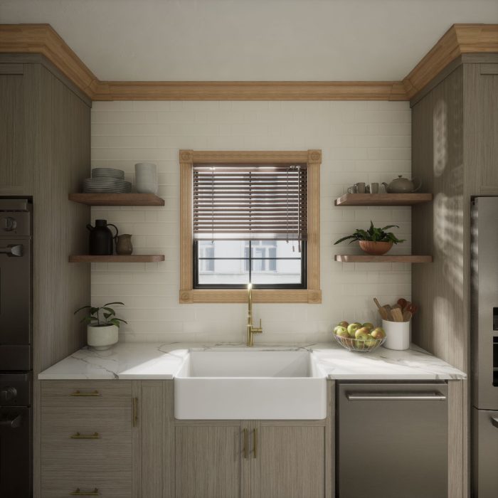 Ekena Millwork 3 3/4"P x 3 11/16"H WM45 Americraft Solid Hardwood Stain Grade MiterLink Crown Moulding Outside Corner - Image 22