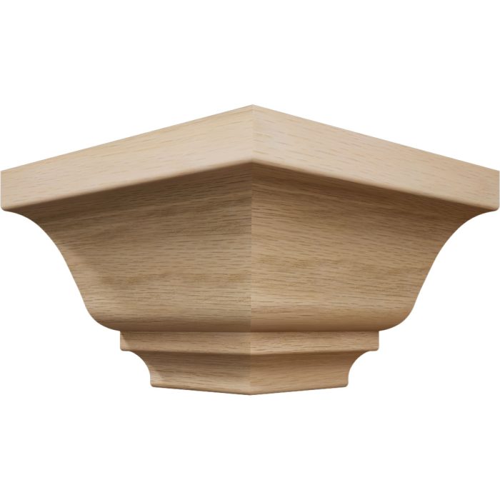 Ekena Millwork 3 3/4"P x 3 11/16"H WM45 Americraft Solid Hardwood Stain Grade MiterLink Crown Moulding Outside Corner - Image 16