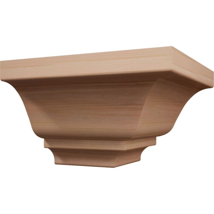 Ekena Millwork 3 3/4"P x 3 11/16"H WM45 Americraft Solid Hardwood Stain Grade MiterLink Crown Moulding Outside Corner - Image 31