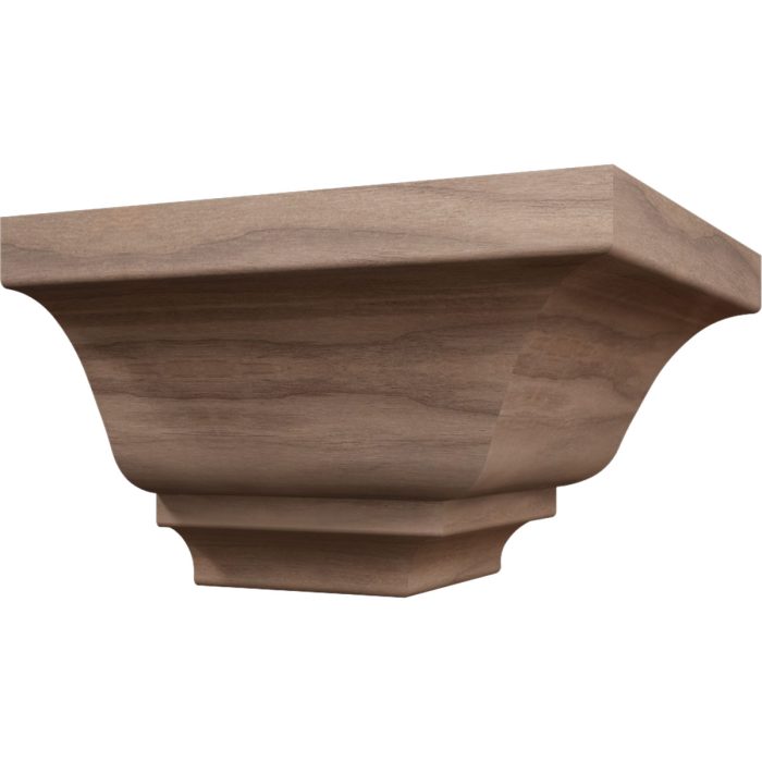 Ekena Millwork 3 3/4"P x 3 11/16"H WM45 Americraft Solid Hardwood Stain Grade MiterLink Crown Moulding Outside Corner - Image 52