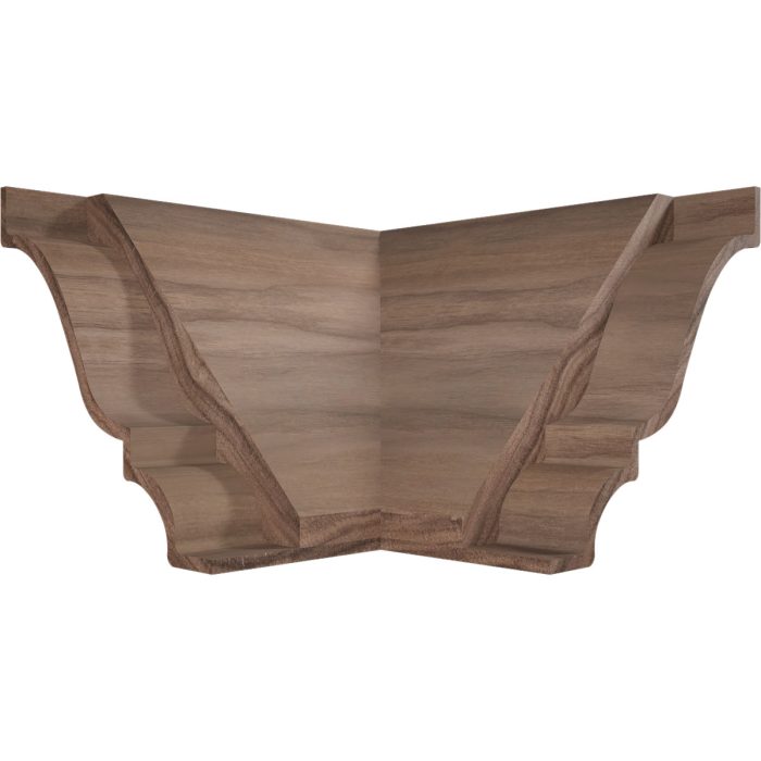 Ekena Millwork 3 3/4"P x 3 11/16"H WM45 Americraft Solid Hardwood Stain Grade MiterLink Crown Moulding Outside Corner - Image 54
