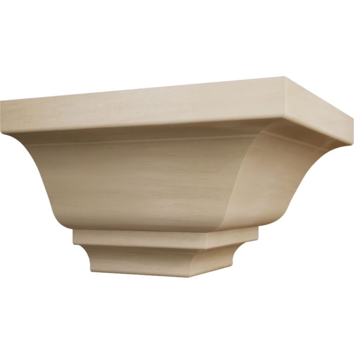 Ekena Millwork 3 3/4"P x 3 11/16"H WM45 Americraft Solid Hardwood Stain Grade MiterLink Crown Moulding Outside Corner - Image 59