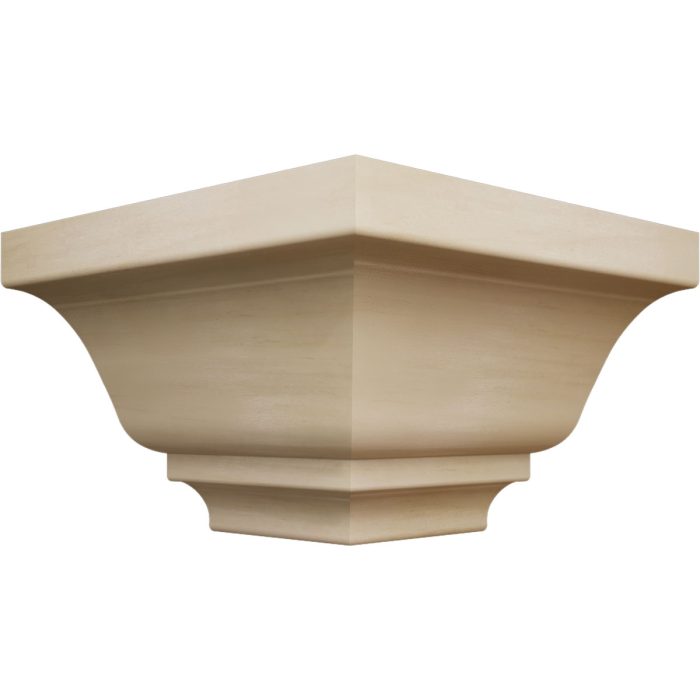 Ekena Millwork 3 3/4"P x 3 11/16"H WM45 Americraft Solid Hardwood Stain Grade MiterLink Crown Moulding Outside Corner - Image 58