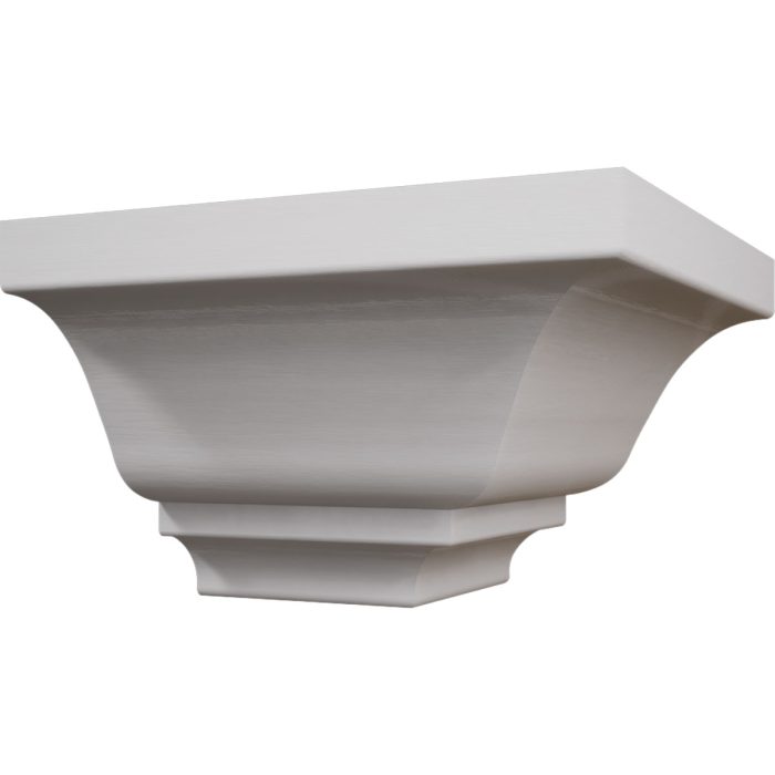 Ekena Millwork 3 3/4"P x 3 11/16"H WM45 Americraft Solid Hardwood Stain Grade MiterLink Crown Moulding Outside Corner - Image 66