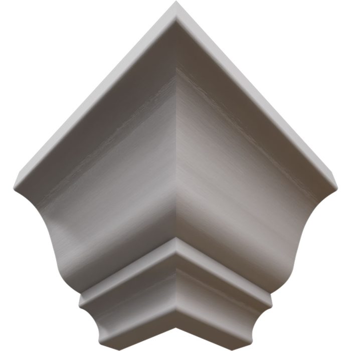 Ekena Millwork 3 3/4"P x 3 11/16"H WM45 Americraft Solid Hardwood Stain Grade MiterLink Crown Moulding Outside Corner - Image 69