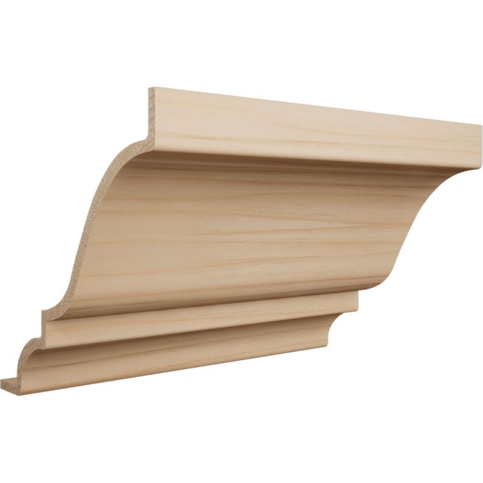 Ekena Millwork 3 15/16"P x 6"L x 3 7/8"H WM45 Americraft Solid Hardwood Stain Grade MiterLink Crown Moulding Coupler - Image 3