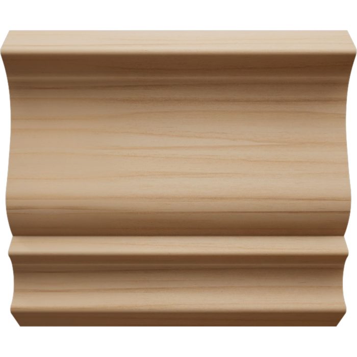 Ekena Millwork 3 15/16"P x 6"L x 3 7/8"H WM45 Americraft Solid Hardwood Stain Grade MiterLink Crown Moulding Coupler - Image 6