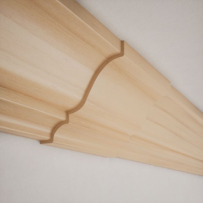 Ekena Millwork 3 15/16"P x 6"L x 3 7/8"H WM45 Americraft Solid Hardwood Stain Grade MiterLink Crown Moulding Coupler - Image 8